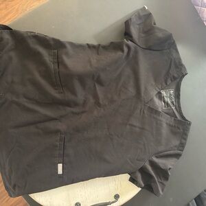 FIGS Charcoal Scrub Top